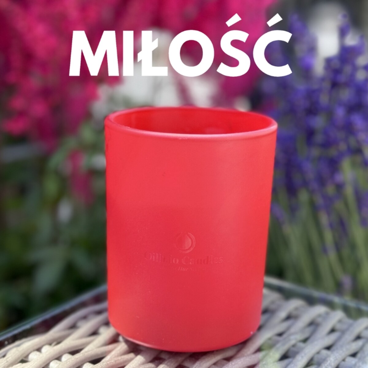 świeca Happy Hue Scents Lavender — spokój, który zamykasz w płomieniu