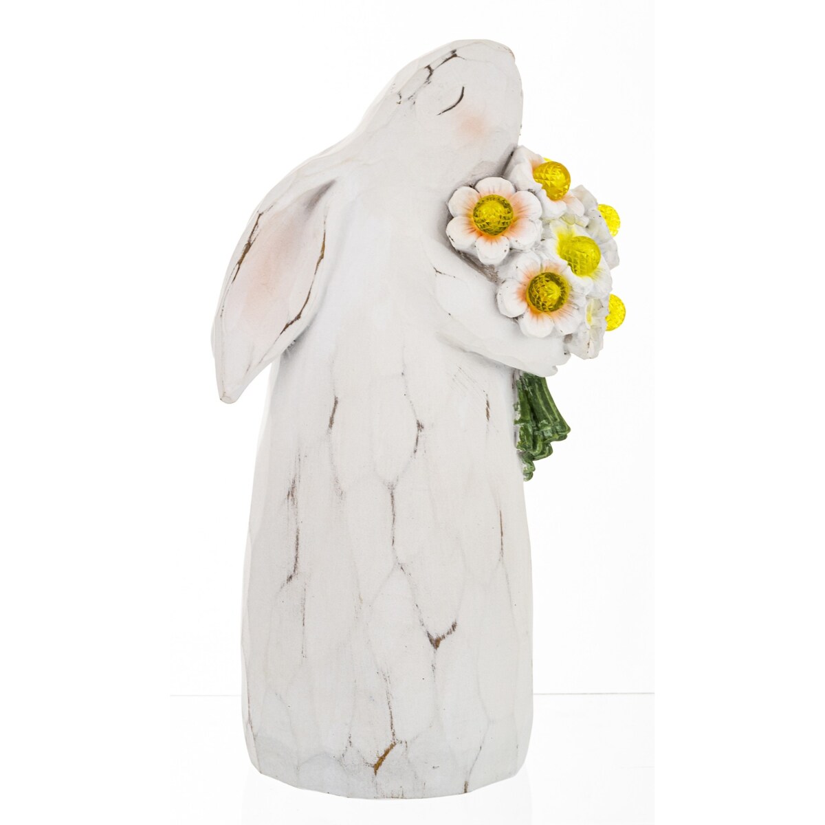 Dekoracja - LED króliczka z bukietem 26x9,5x14 cm piękny zapach