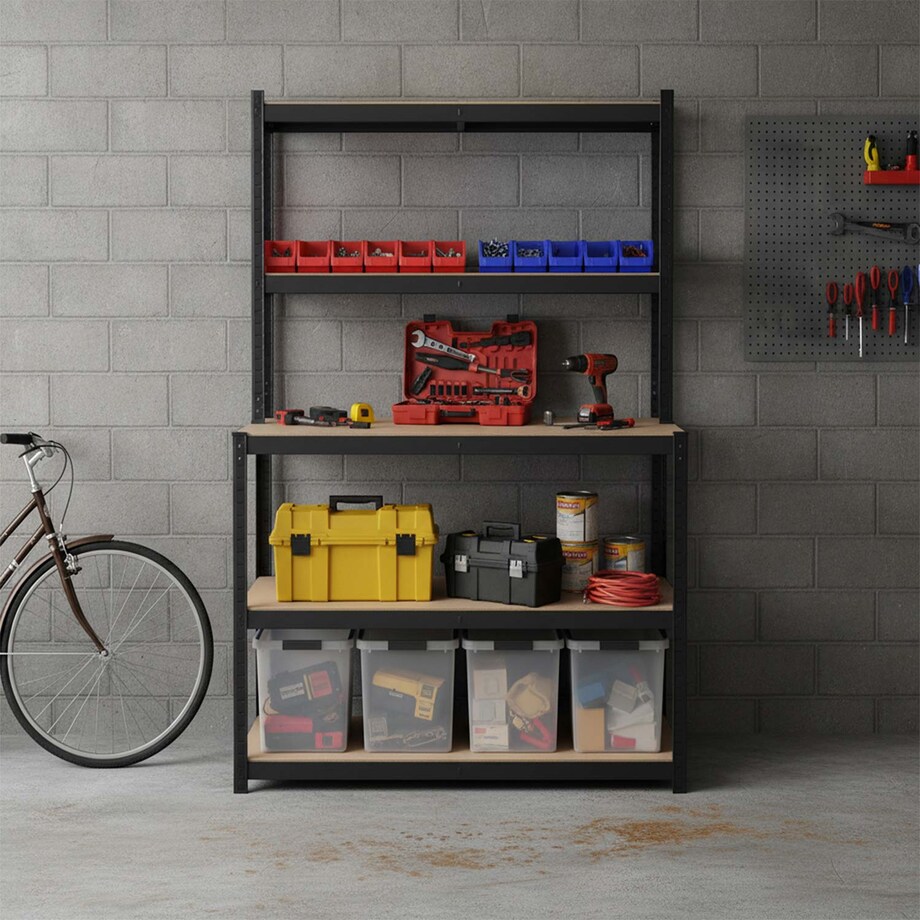 Regał metalowy stół warsztatowy Humberg HR-855 180x100x60 cm 825 kg 4855