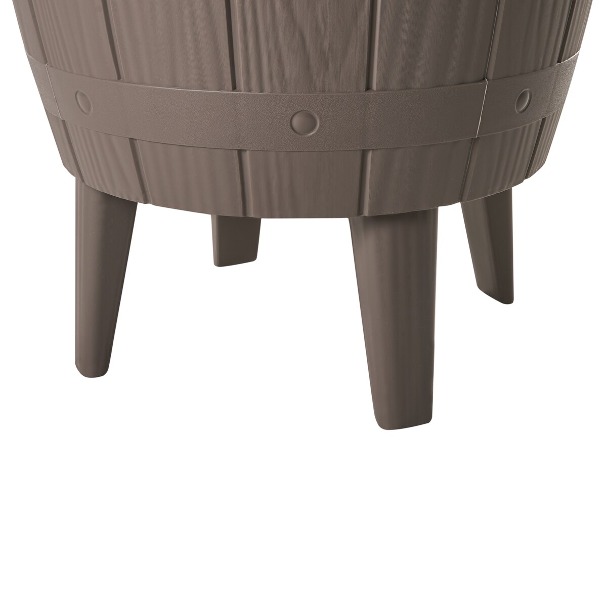 Barek ogrodowy z funkcją chłodzenia SILG 49 cm 49 cm Beżowoszary