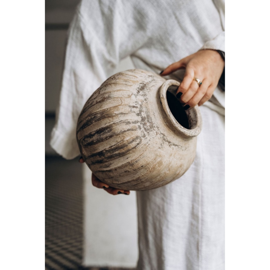 Wazon z terakoty SANA, W: 22 cm