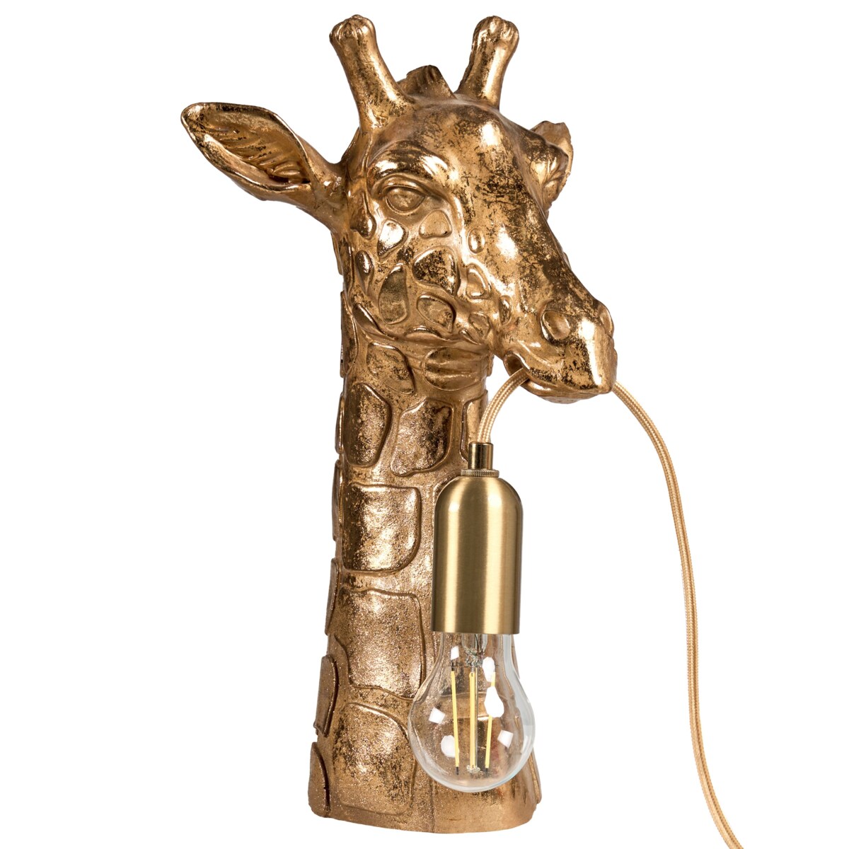 Lampa stołowa Żyrafa MALAIKA Złoty