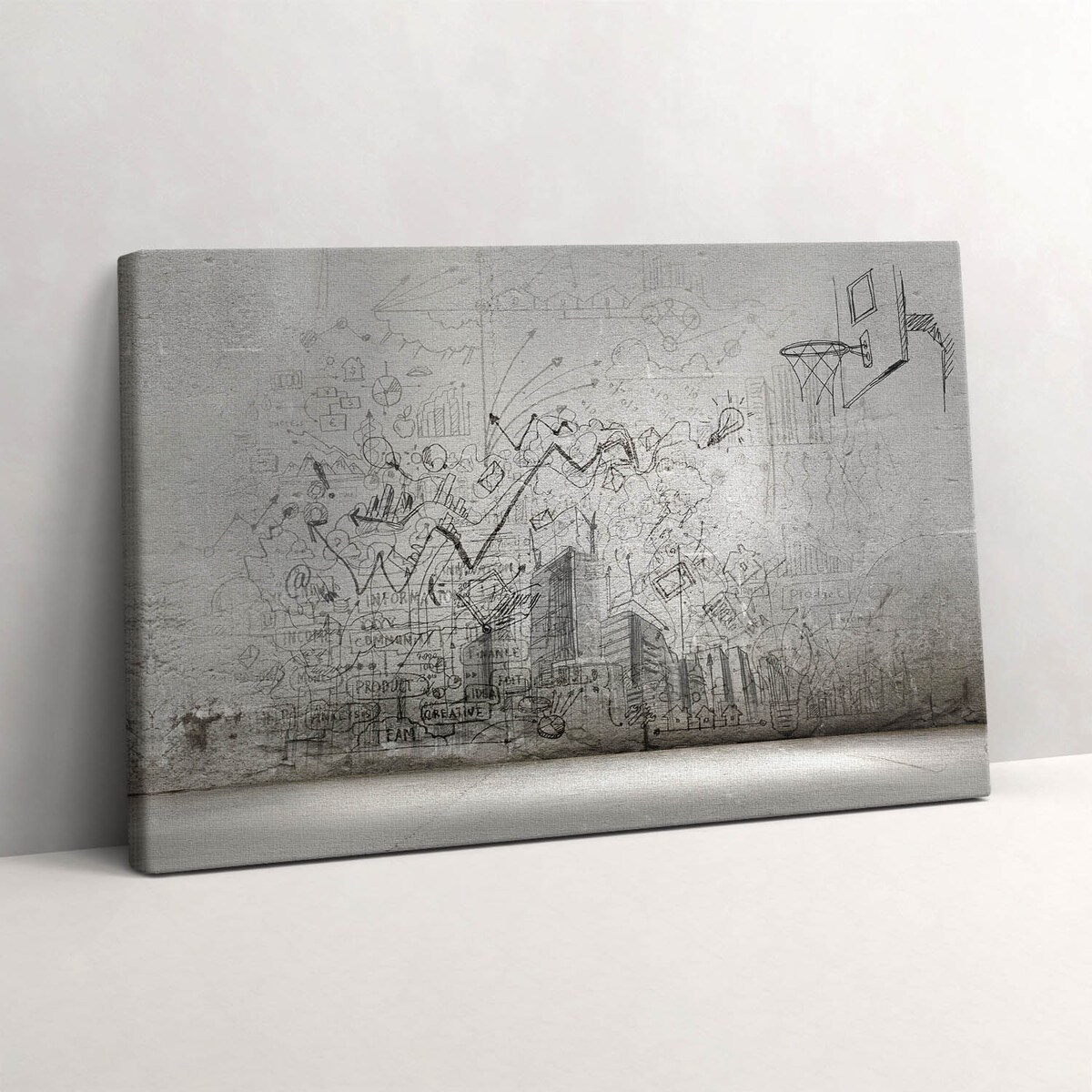 Obraz na płótnie Miejski szkic, 30x20 cm