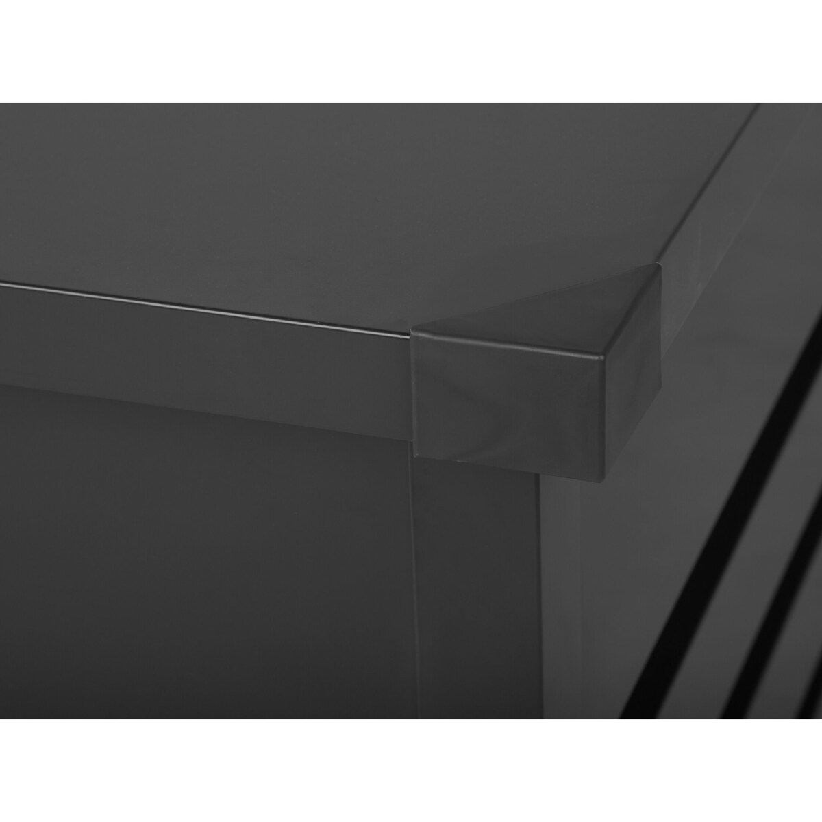 Skrzynia ogrodowa metalowa 600 l ciemnoszara CEBROSA