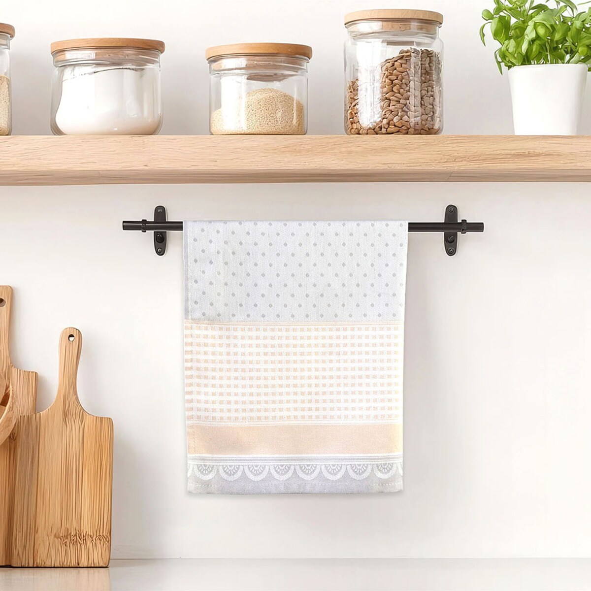 Ścierka bawełniana kuchenna 50x70 Zefirek beżowa