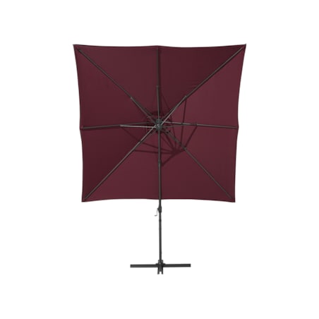 Parasol ogrodowy na wysięgniku 250 cm MONZA Burgundowy