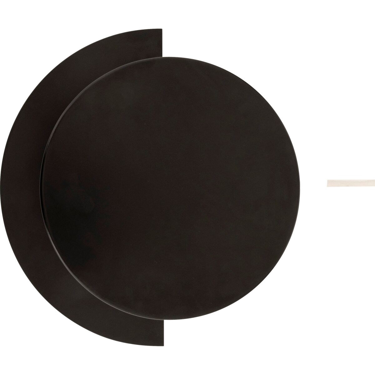 Kinkiet ścienny czarny loftowy MYSTI, wys. 30,5 cm