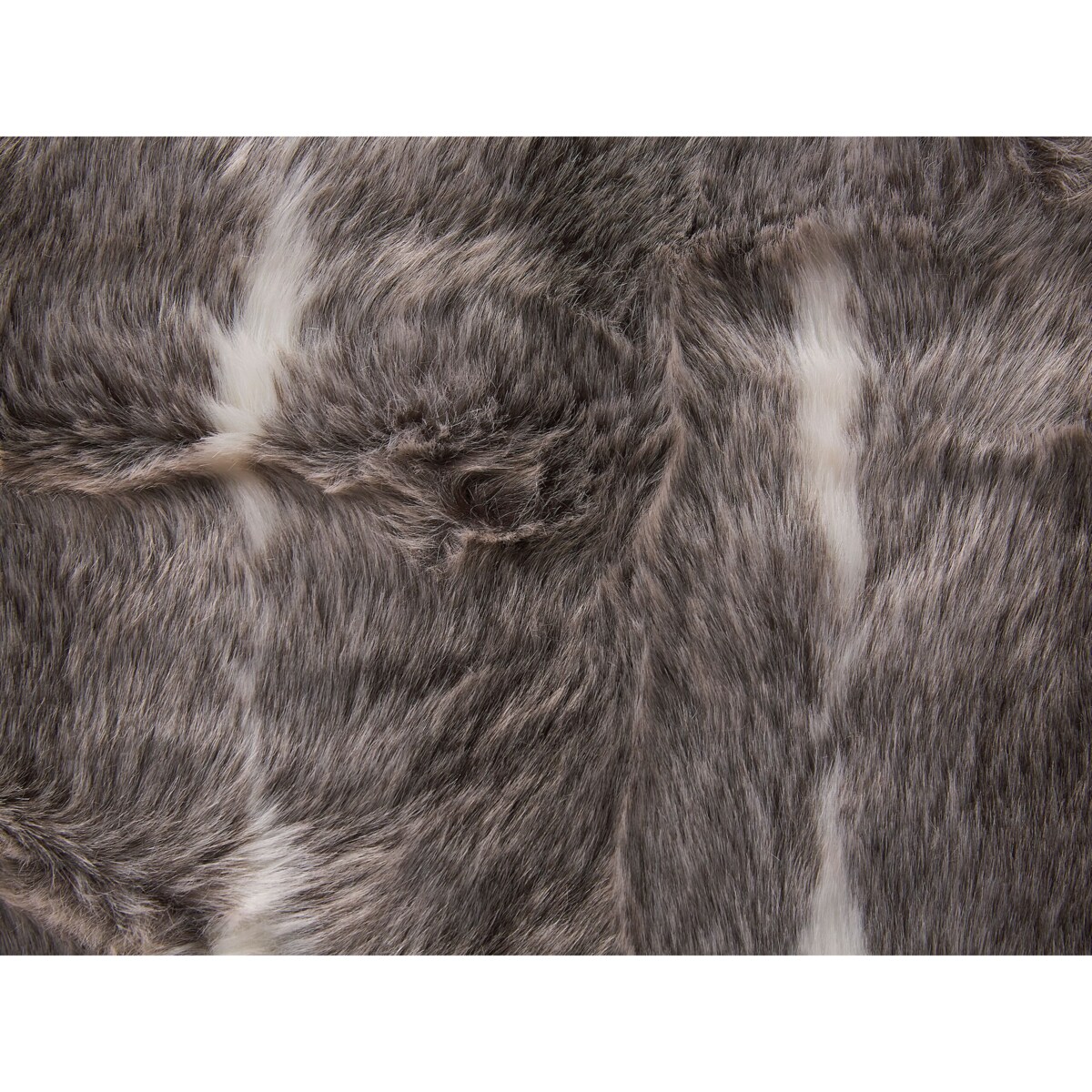 Koc 180 x 220 cm brązowo-biały TADDART