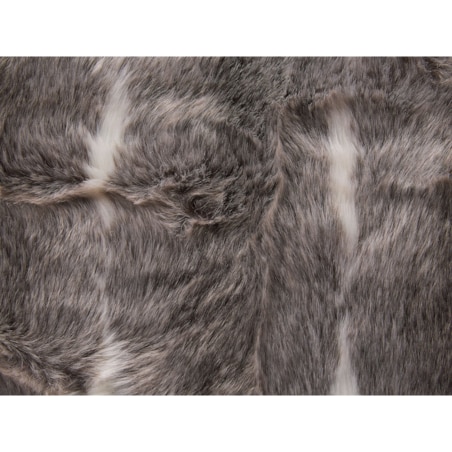 Koc 180 x 220 cm brązowo-biały TADDART