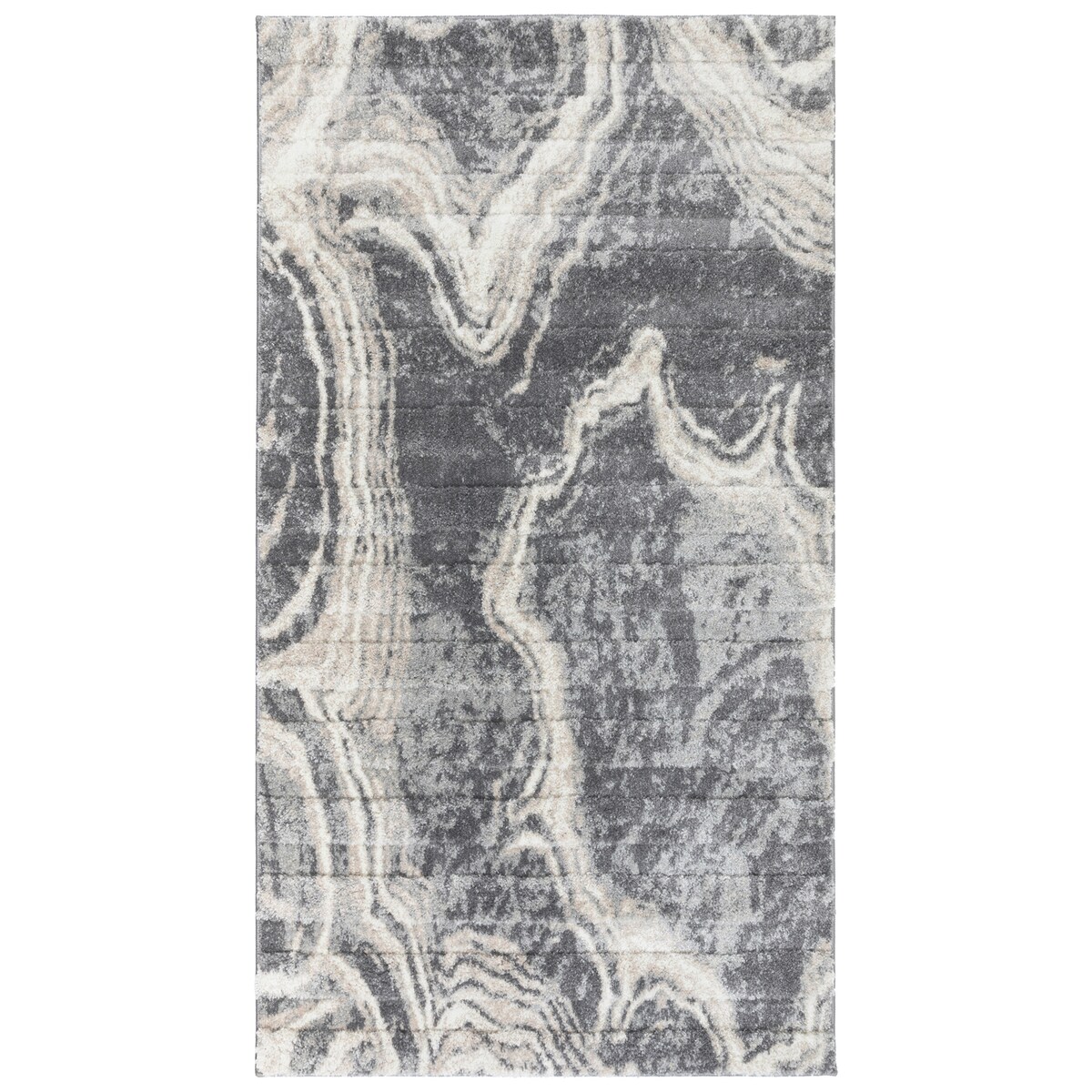 Dywan Mono 80x150 cm Marmur Antracytowy