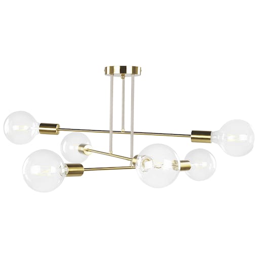 Lampa sufitowa KIDANE Metal Mosiężny