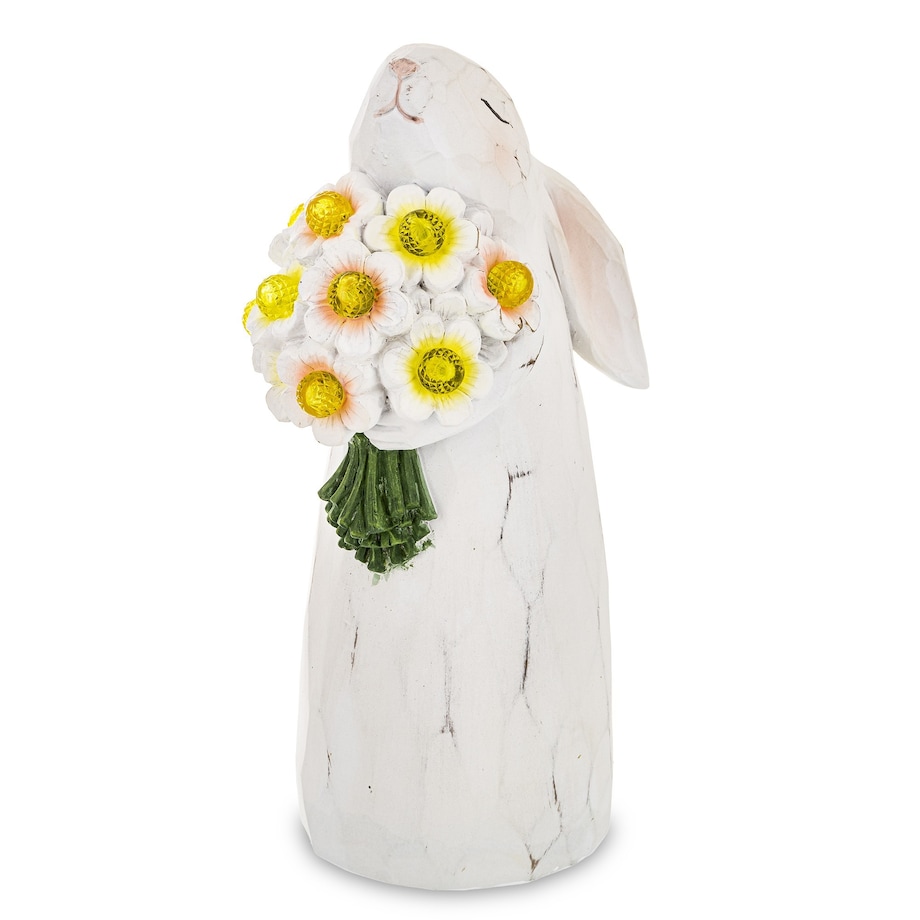 Dekoracja - LED króliczka z bukietem 26x9,5x14 cm piękny zapach