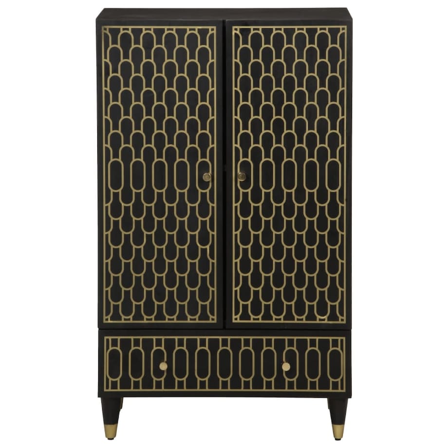 vidaXL Komoda, 60x33x100 cm, lite drewno mango