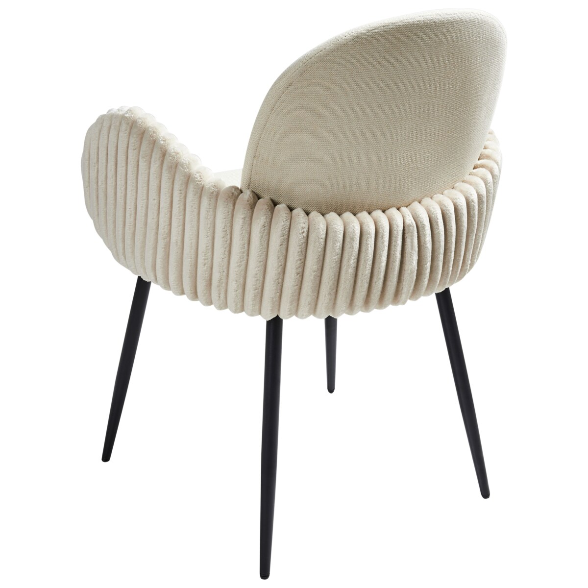 Zestaw 2 krzeseł do jadalni AMITY Jasnobeżowy