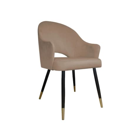Krzesło JENISEJ VELVET GOLD beżowe