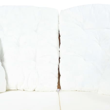 vidaXL 2-osobowa sofa, jasnobrązowa, rattanowa