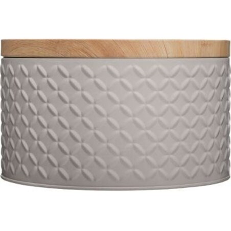 Metalowy okrągły pojemnik na produkty sypkie, metalowa puszka na drobiazgi, Ø 20 cm