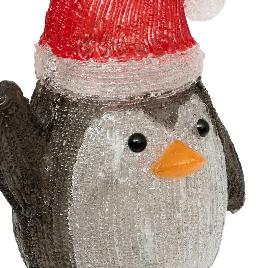 Dekoracja świetlna zewnętrzna, Pingiwnki, 60 LED, 49 cm