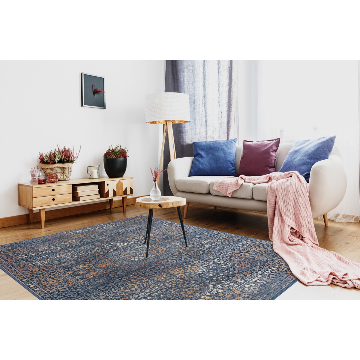 Dywan NAIN Ornament 7708/51911 granat / 80x150 cm