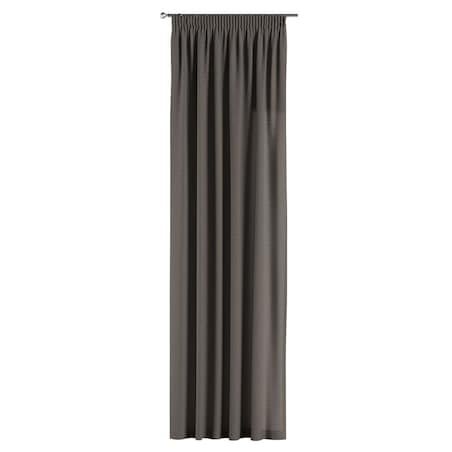 Zasłona na taśmie marszczącej 1 szt. 130x245 grafit