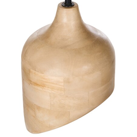 Lampa wisząca GANDAKI Drewno mango Jasnobrązowy