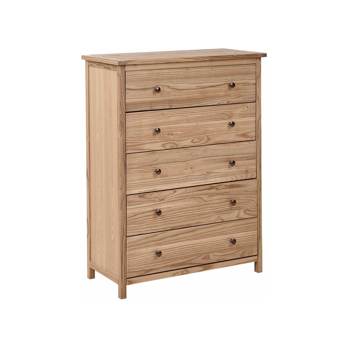 Komoda 85 cm jasne drewno SALTON