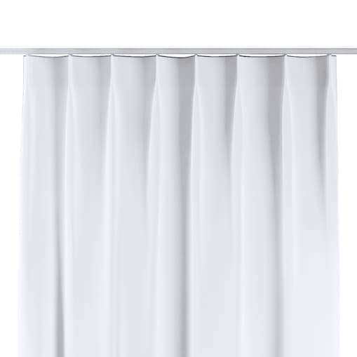 Zasłona na haczykach flex pojedynczych 130x245 śnieżnobiały