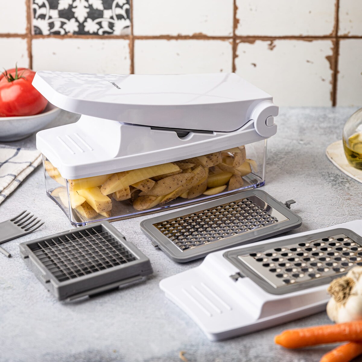 Szatkownica do warzyw z wymiennymi ostrzami KINGHOFF