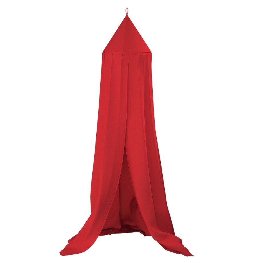 Baldachim do łóżeczka, czerwony, fi 50cmx230cm, Happiness