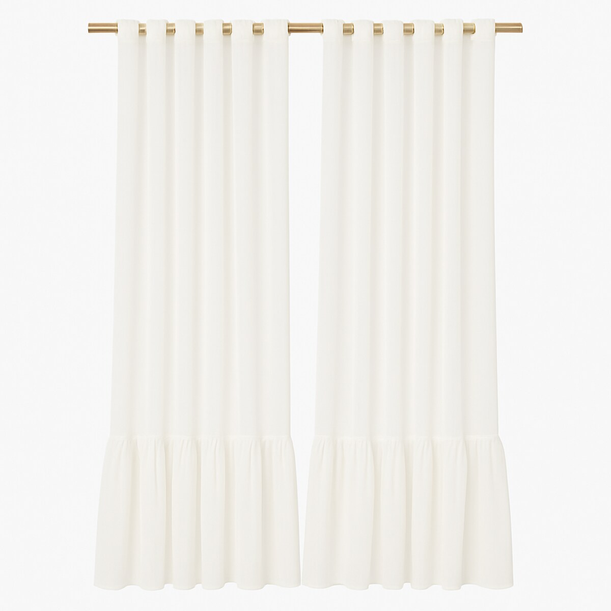 firana "pleat" z falbaną 140x250 cm