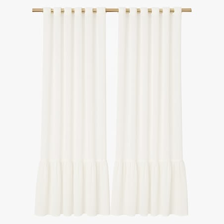 firana "pleat" z falbaną 140x250 cm