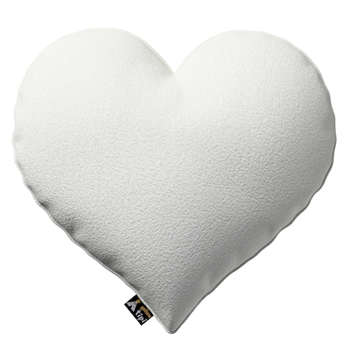 Poduszka Heart of Love, biały, 45x15x45cm, Boucle
