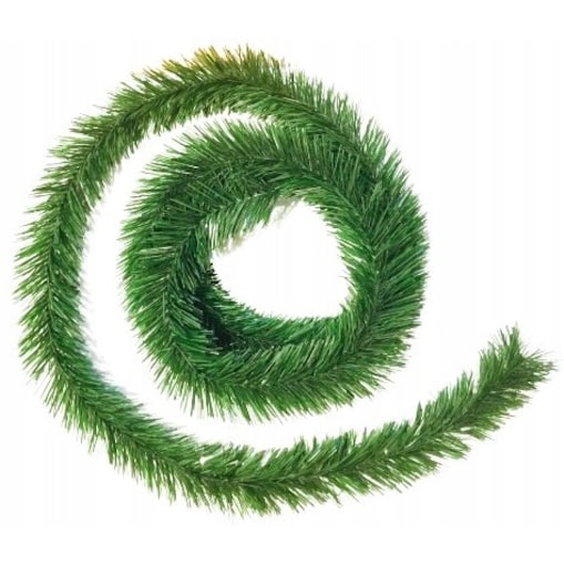 GIRLANDA 4,5 m Z BŁYSZCZĄCEJ FOLII połysk DEKORACJA NA SCHODY DOM WNĘTRZA