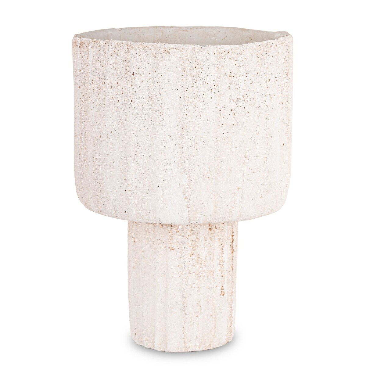 Wazon cementowy 28x18x18 cm TORING beżowy