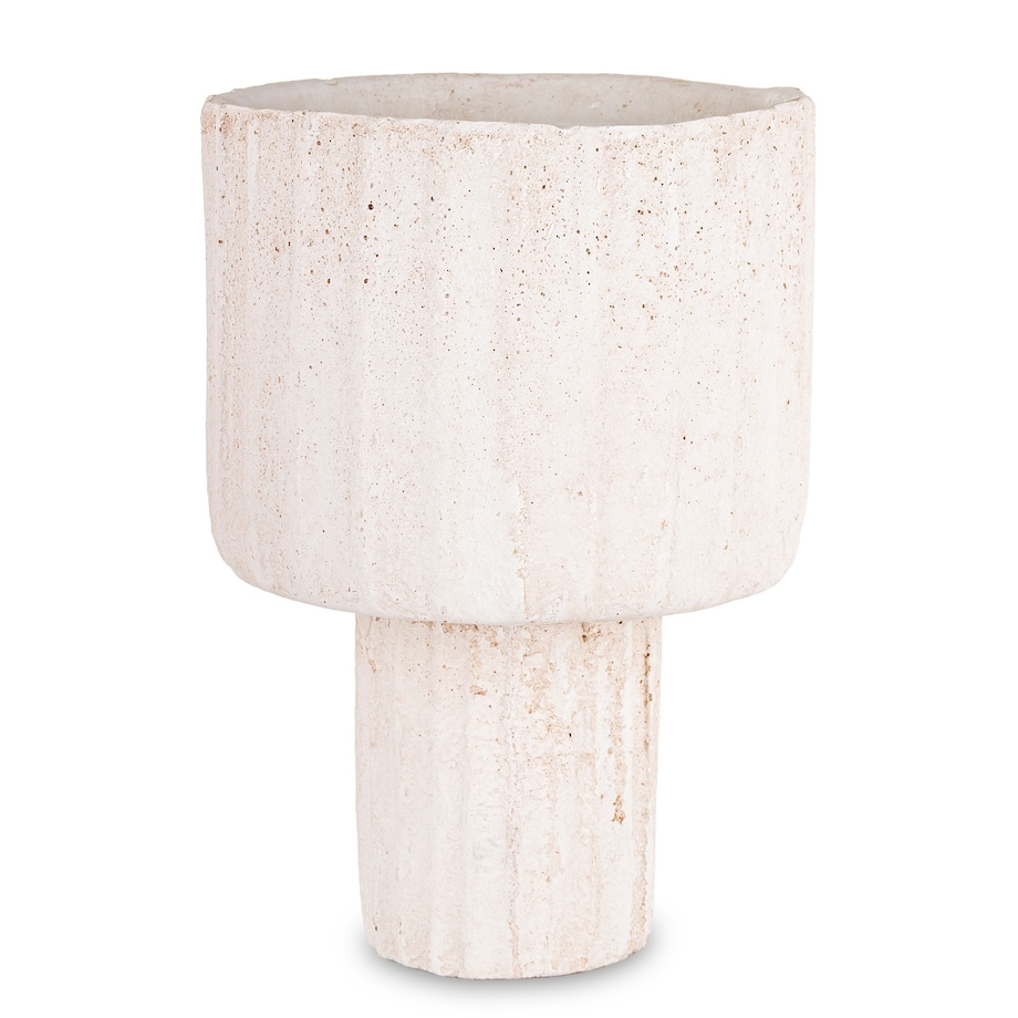 Wazon cementowy 28x18x18 cm TORING beżowy