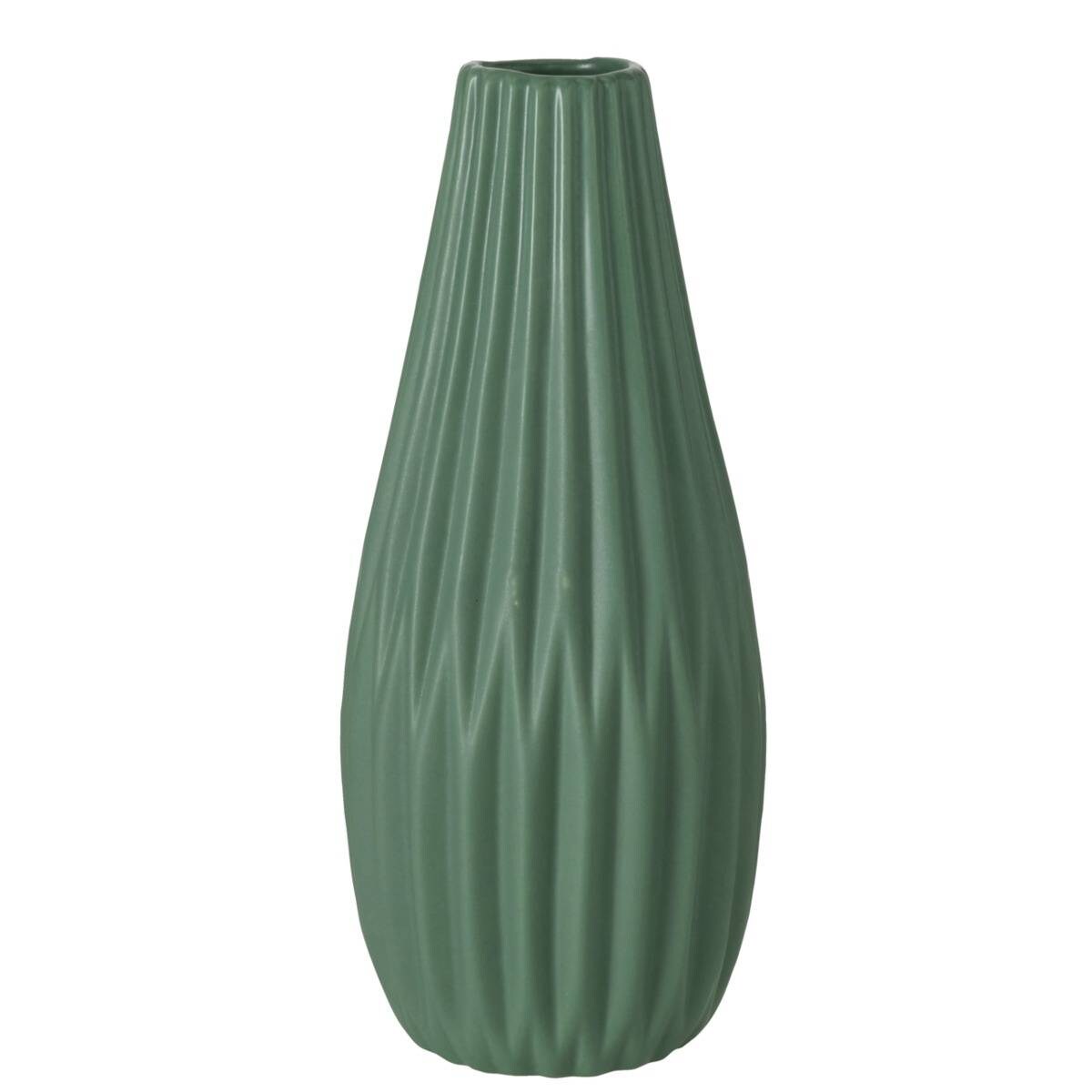 Wazon dekoracyjny z kamionki, Lenja, 24 x 10 cm