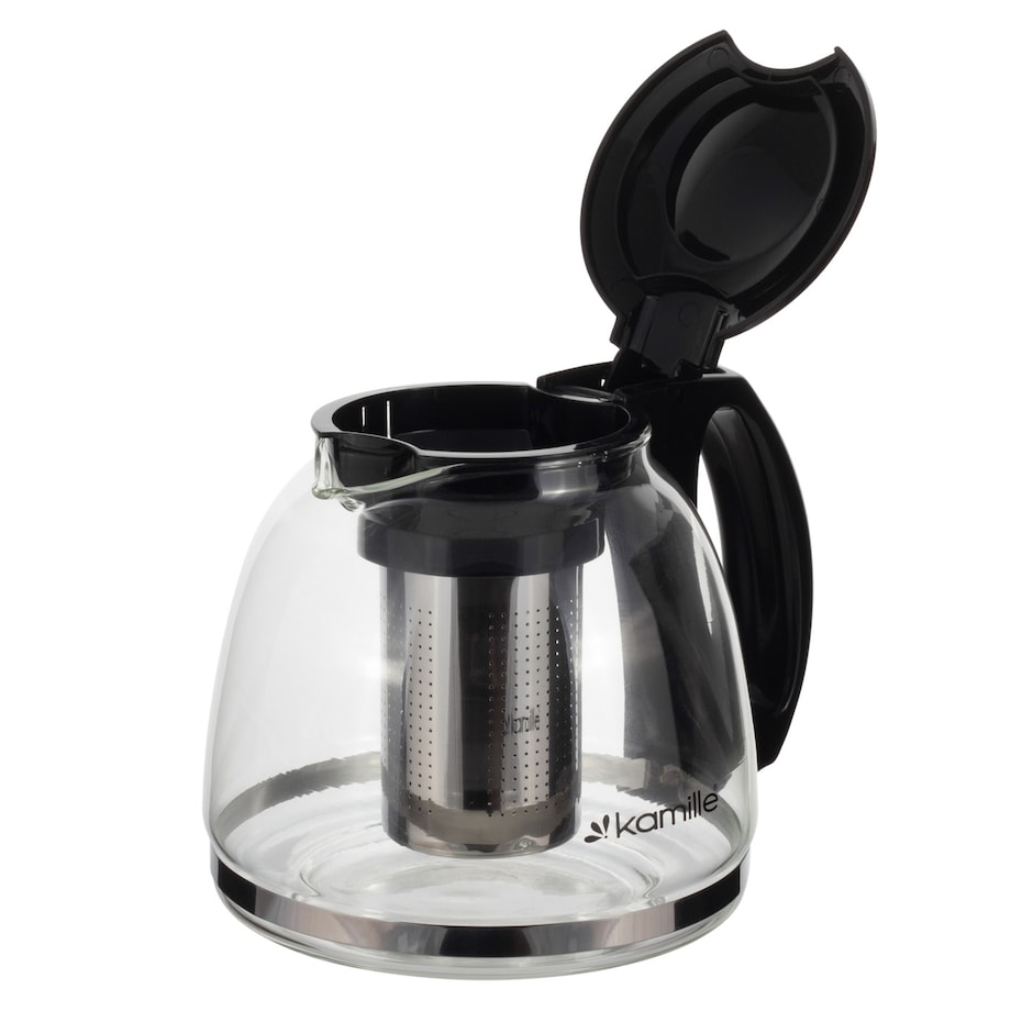 Zaparzacz dzbanek szklany do herbaty ziół kawy duży 1100ml KAMILLE