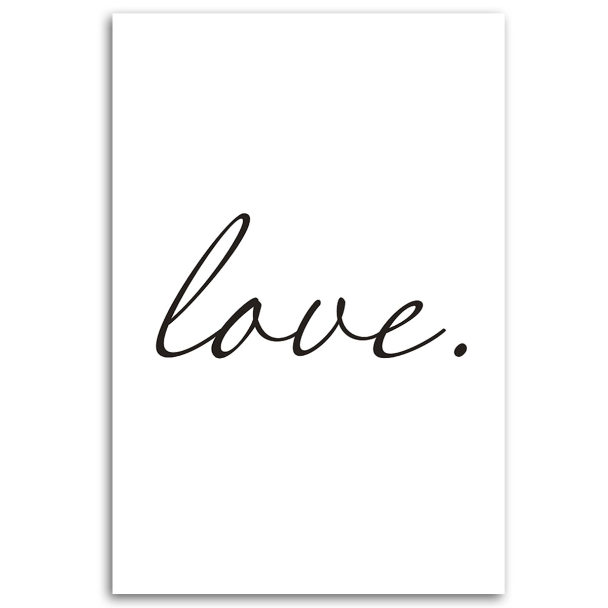 Feeby Obraz na płótnie, Napis Miłość 40x60