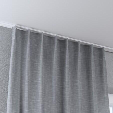 Zasłona na haczykach flex pojedynczych 130x260 szary
