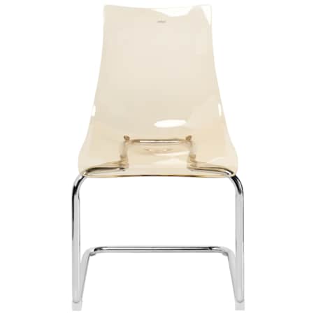 Zestaw 2 krzeseł do jadalni MARSHALL Pomarańczowy