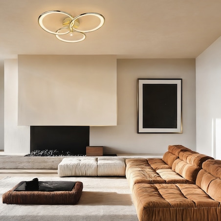 Plafon Light Prestige Azina złoty LED CCT 3000K/4000K/6000K (regulowana) 1 szt.