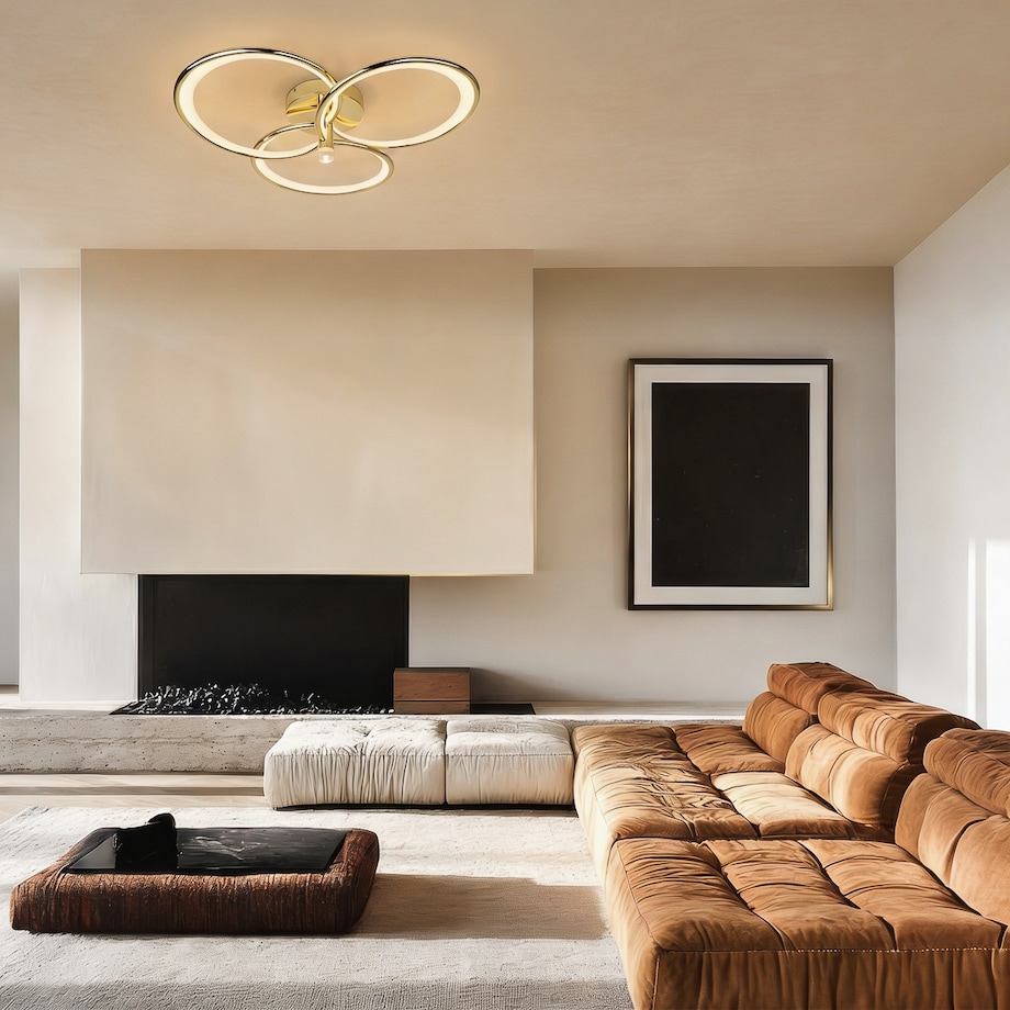 Plafon Light Prestige Azina złoty LED CCT 3000K/4000K/6000K (regulowana) 1 szt.