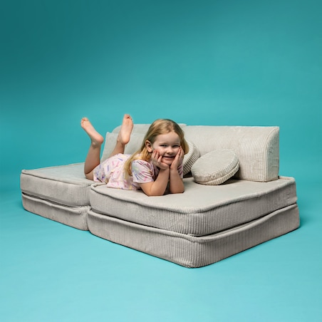 Sofa dla Dzieci Velvet, Różowa