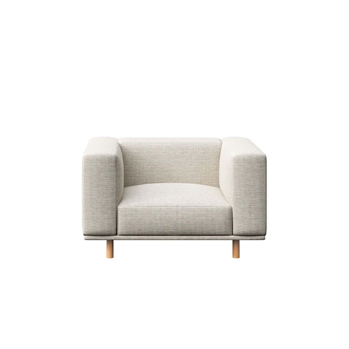 Kukumo fotel Jasnoszary