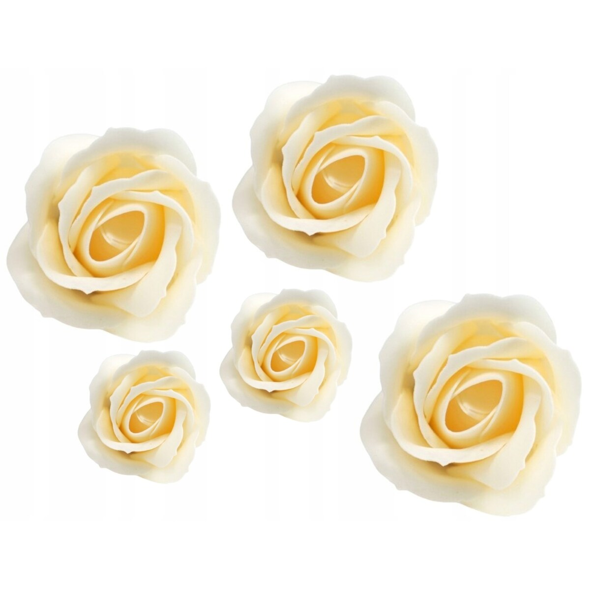 RÓŻA z mydła do bukietów mydlane kwiaty pachnące na prezent upominek 5szt