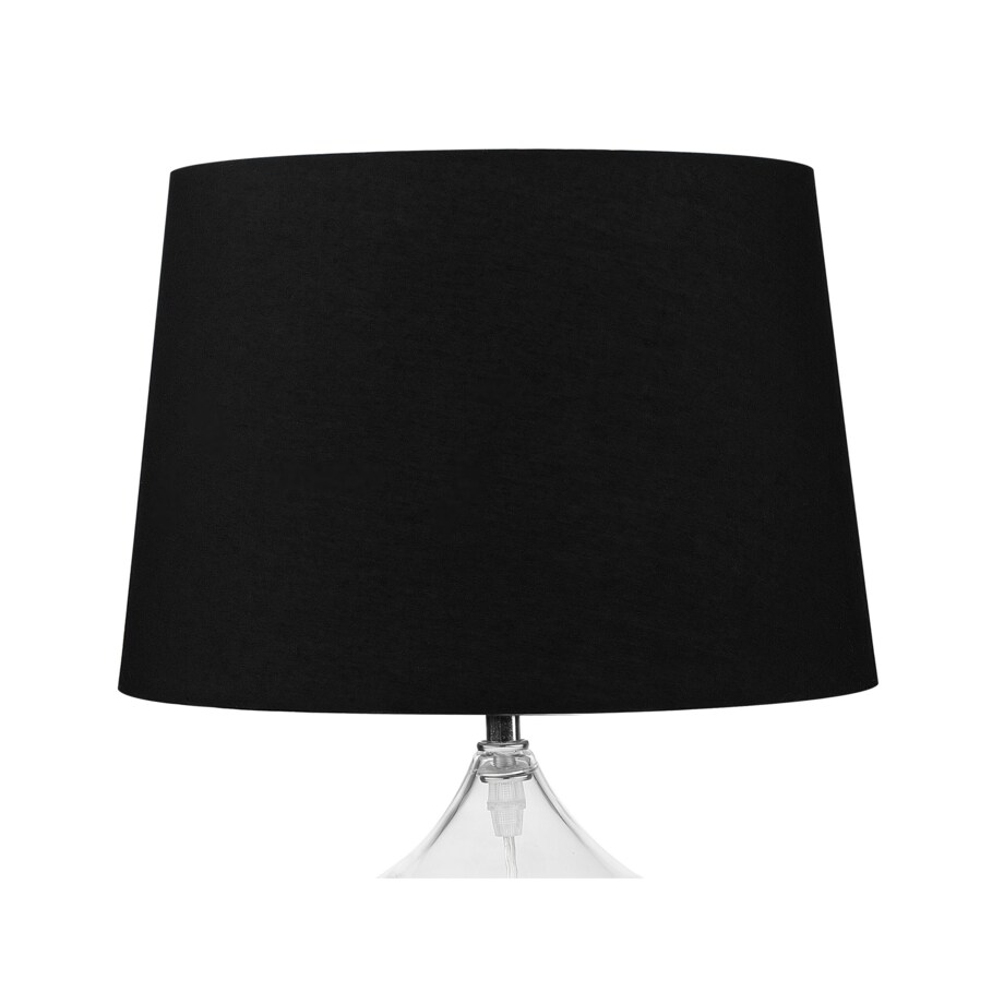 Lampa stołowa szklana czarna OSUM
