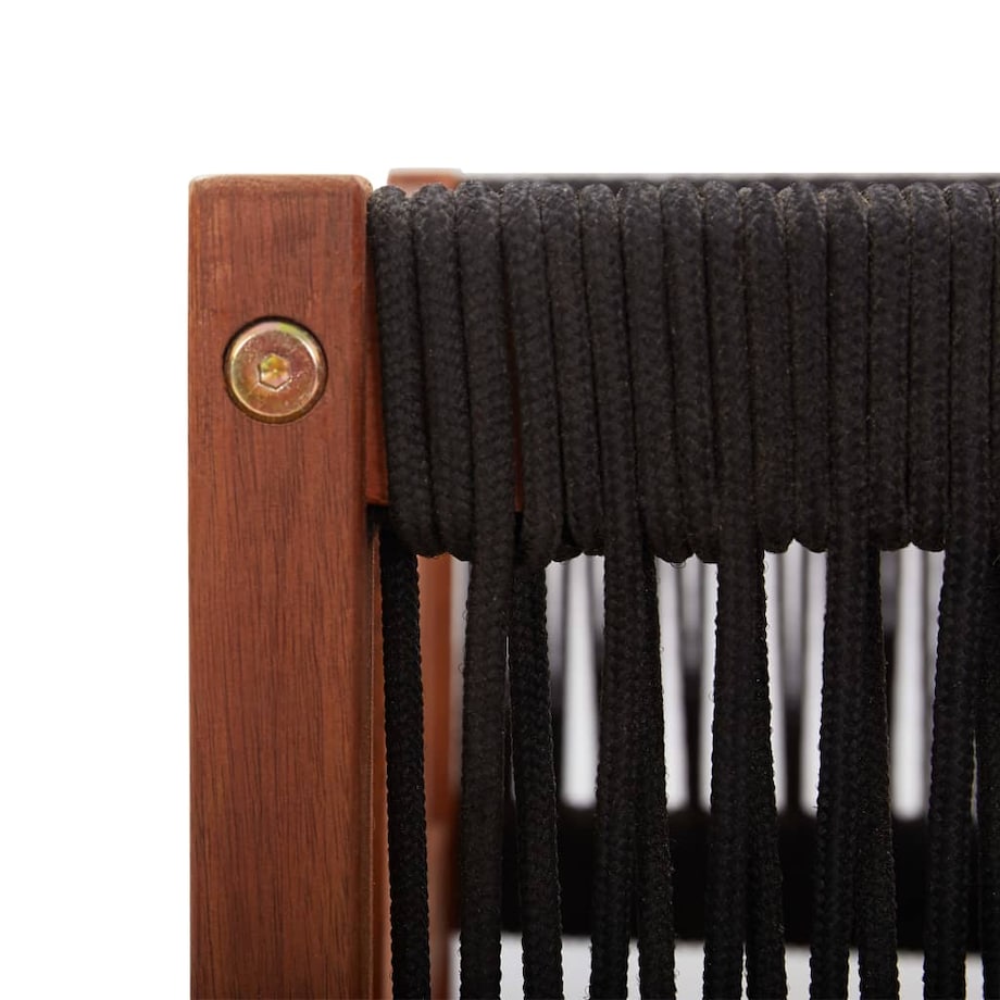 vidaXL Sofa ogrodowa, 2-osobowa, lite drewno akacjowe