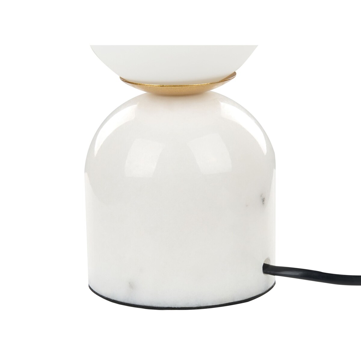 Lampa stołowa marmurowa biała KIWI