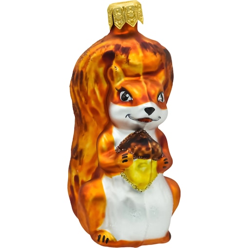 Bombka choinkowa: Wiewiórka z żołędziem