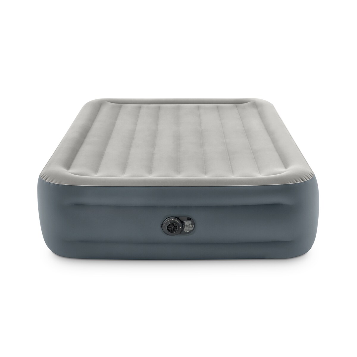 Materac dmuchany dwuosobowy welurowy z pompką Intex